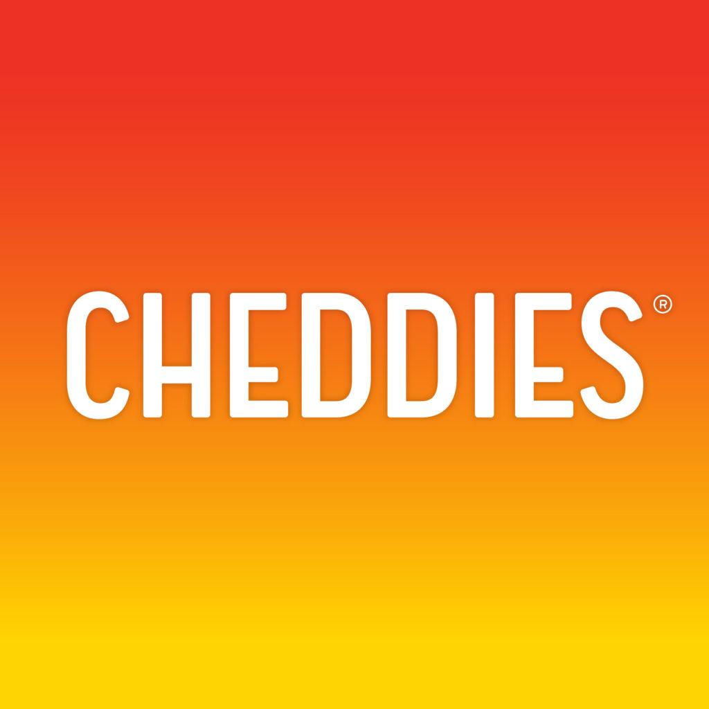 Cheddies logo text